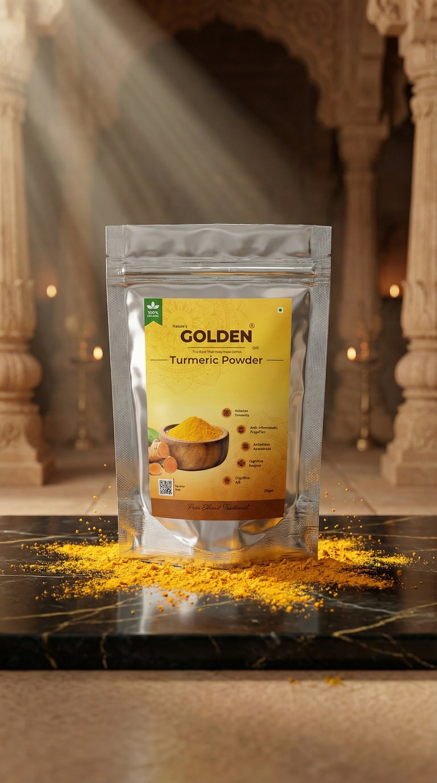 Nature's Golden Gift | Pure Turmeric | 50gm